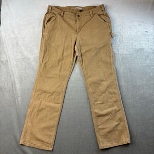 Carhartt Loose Fit Work Pants Khaki Utility Durable Womens 16 Regular